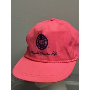 Vintage Neon Pink Detroit Pistons Promo Rope SnapBack Hat Alexander Hamilton
